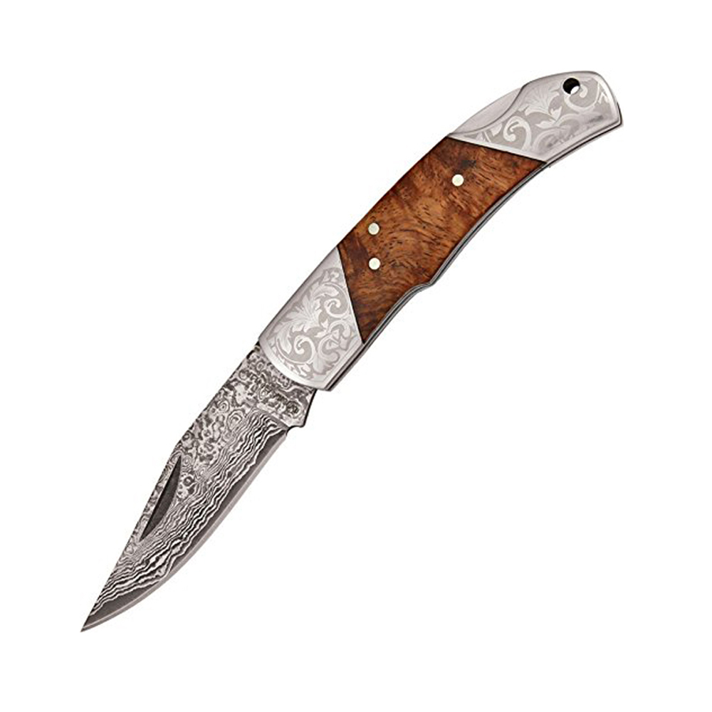 Buy Boker Magnum Damascus Duke Folding Knife Online. Only £44.99 - The ...