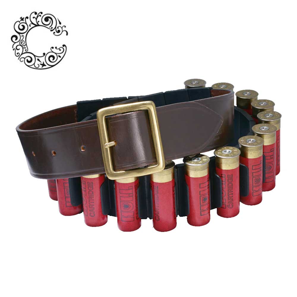 Croots Malton Bridle Leather 12G Cartridge Belt Quick Release Chestnut