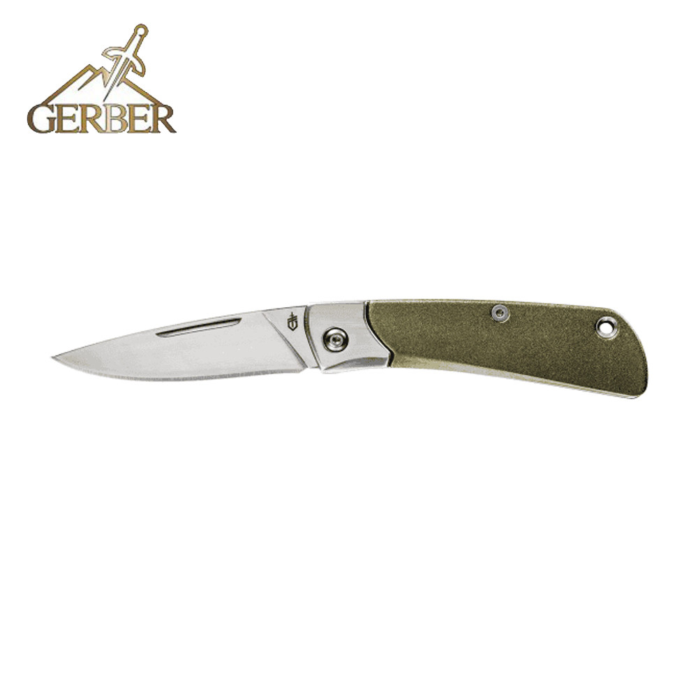 Buy Gerber Wing Tip Fine Edge Drop Point Folding Pocket Knife Sage