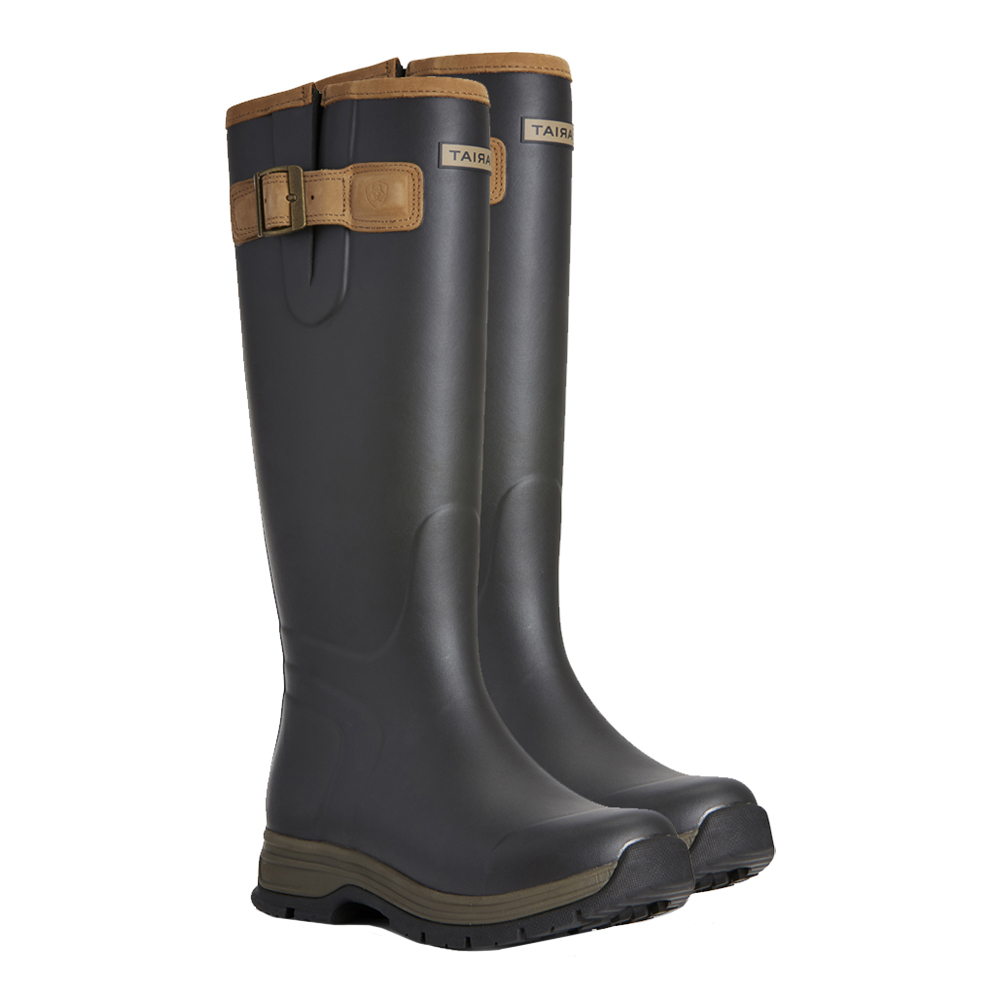 Ariat Burford Ladies Waterproof Rubber Boot Brown