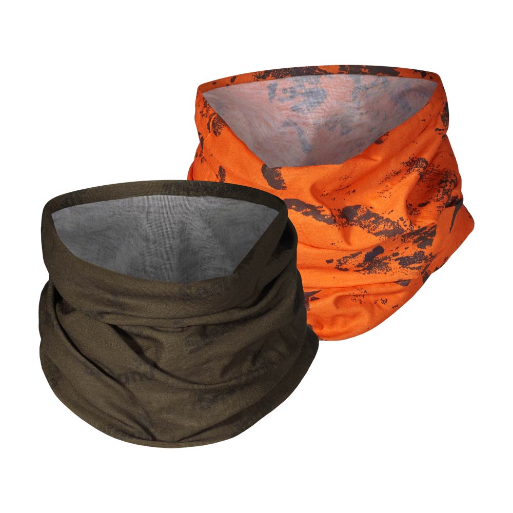 Seeland Neck Gaiter 2 Pack Pine Green/Green One Size