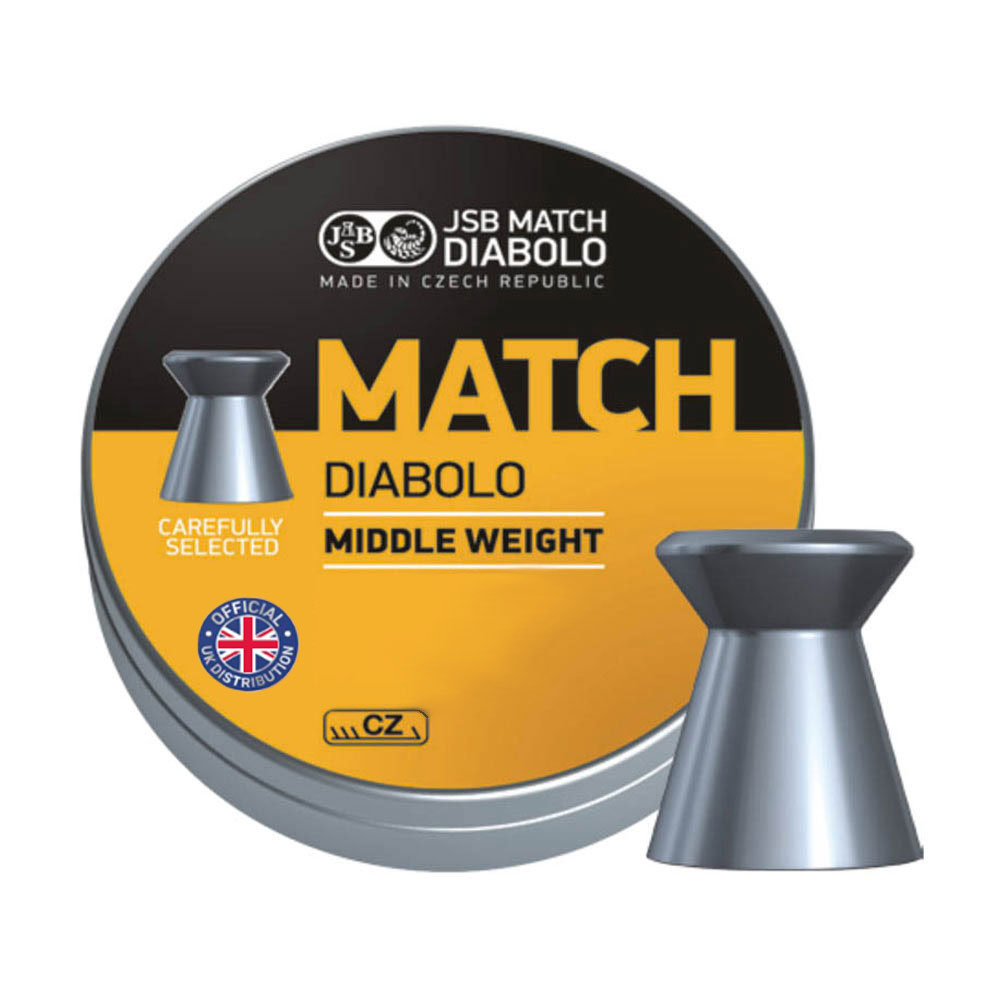 JSB Match Diabolo Middle Weight Airgun Pellets .177