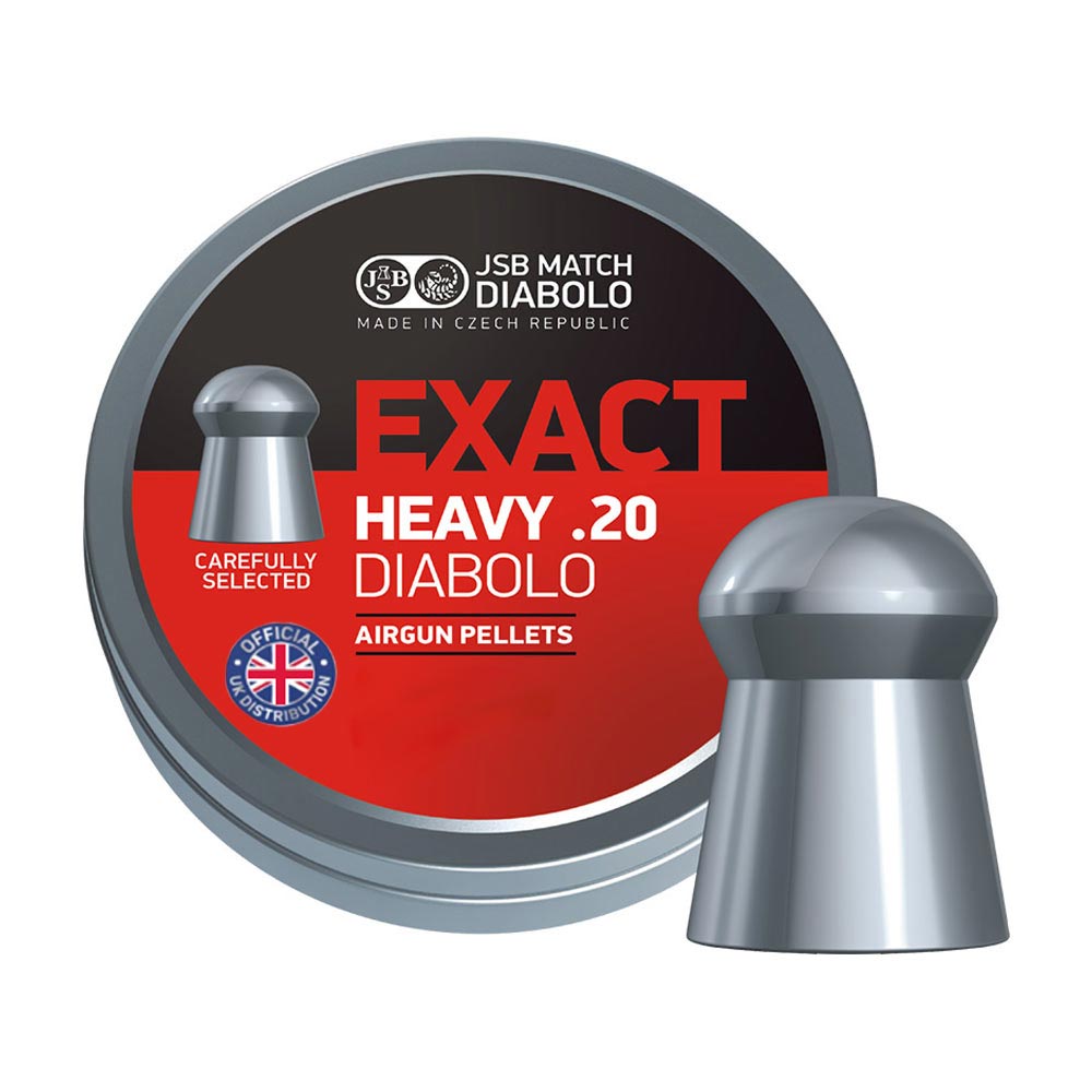 JSB Diabolo Exact Heavy Airgun Pellets .20