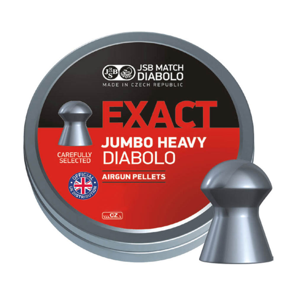 JSB Exact Jumbo Heavy Airgun Pellets .22