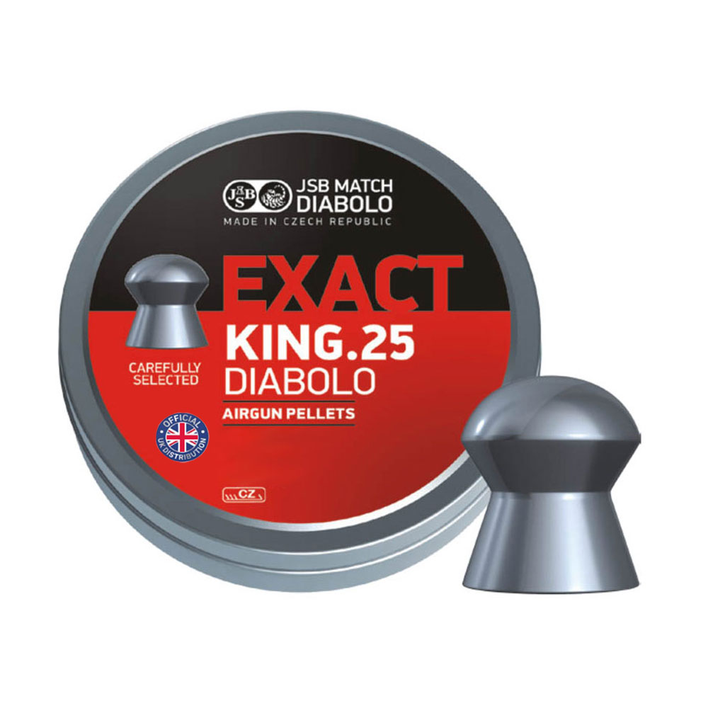 JSB Diabolo Exact King Airgun Pellets .25