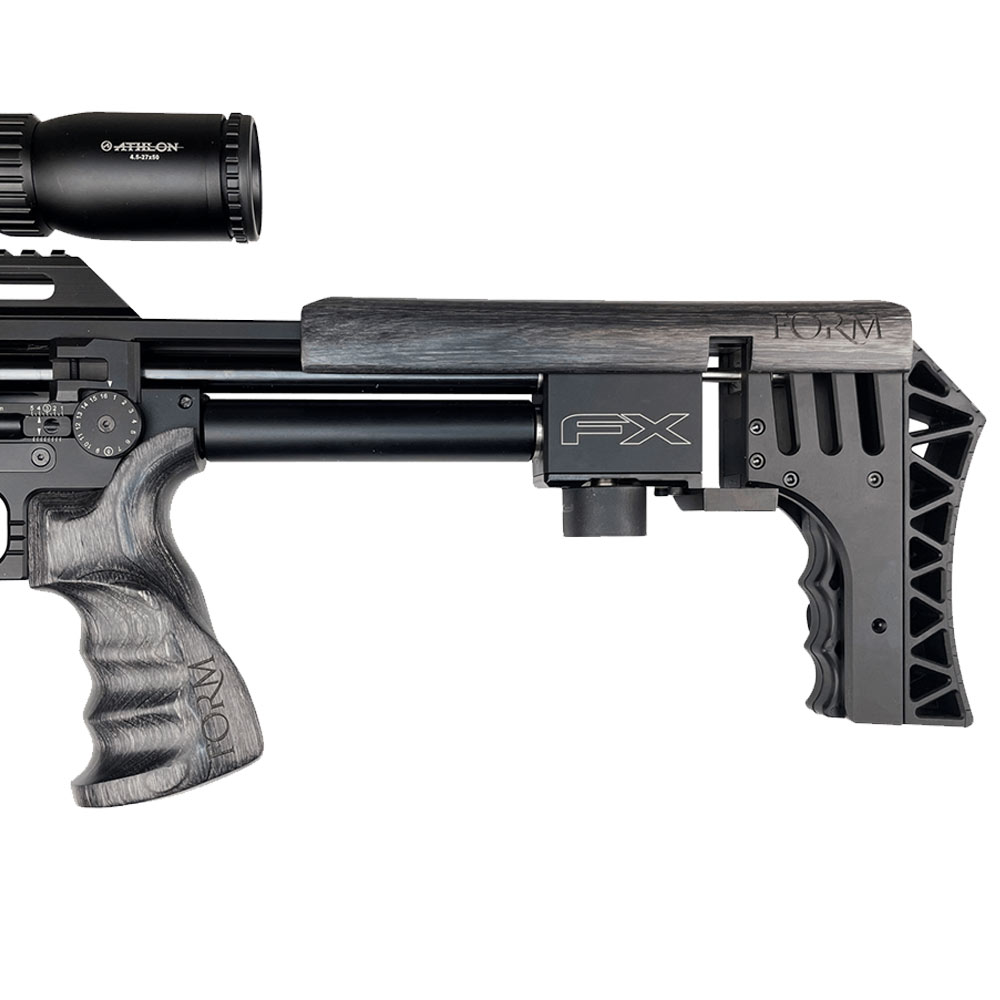 Form Rifle Stocks FX Impact MK2/3 Beaver Tail Grip And Cheek Piece Set Ebony Classic