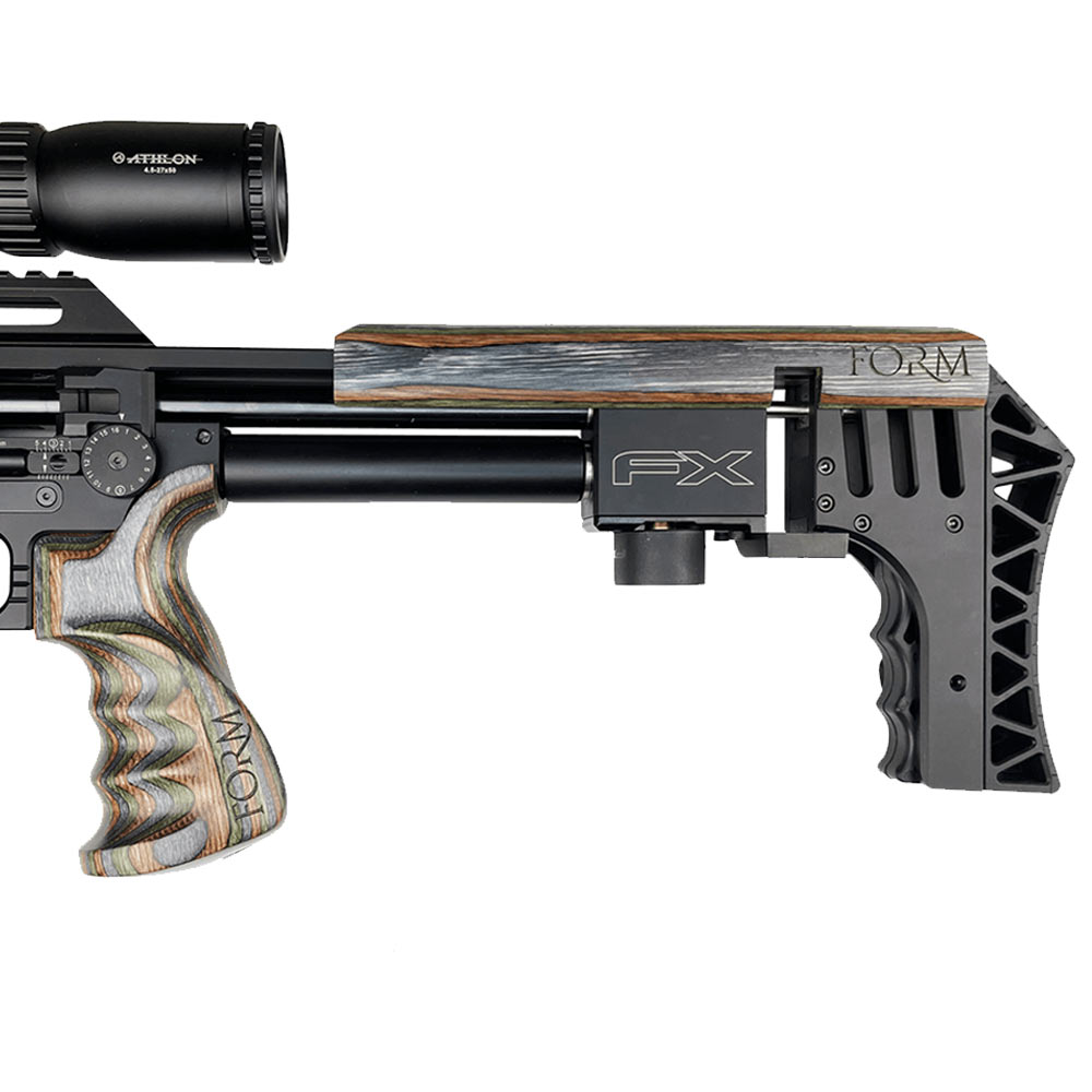 Form Rifle Stocks FX Impact MK2/3 Beaver Tail Grip And Cheek Piece Set Forest