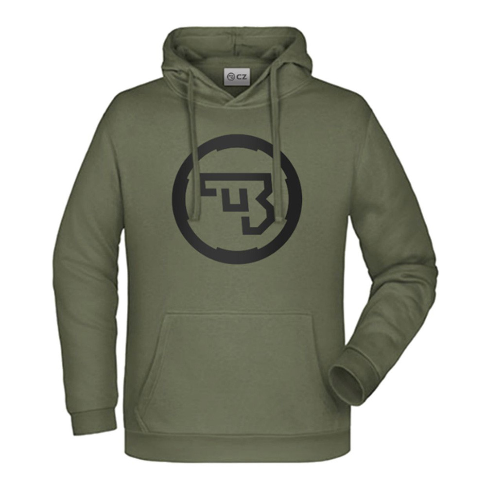 CZ Logo Hoodie Khaki