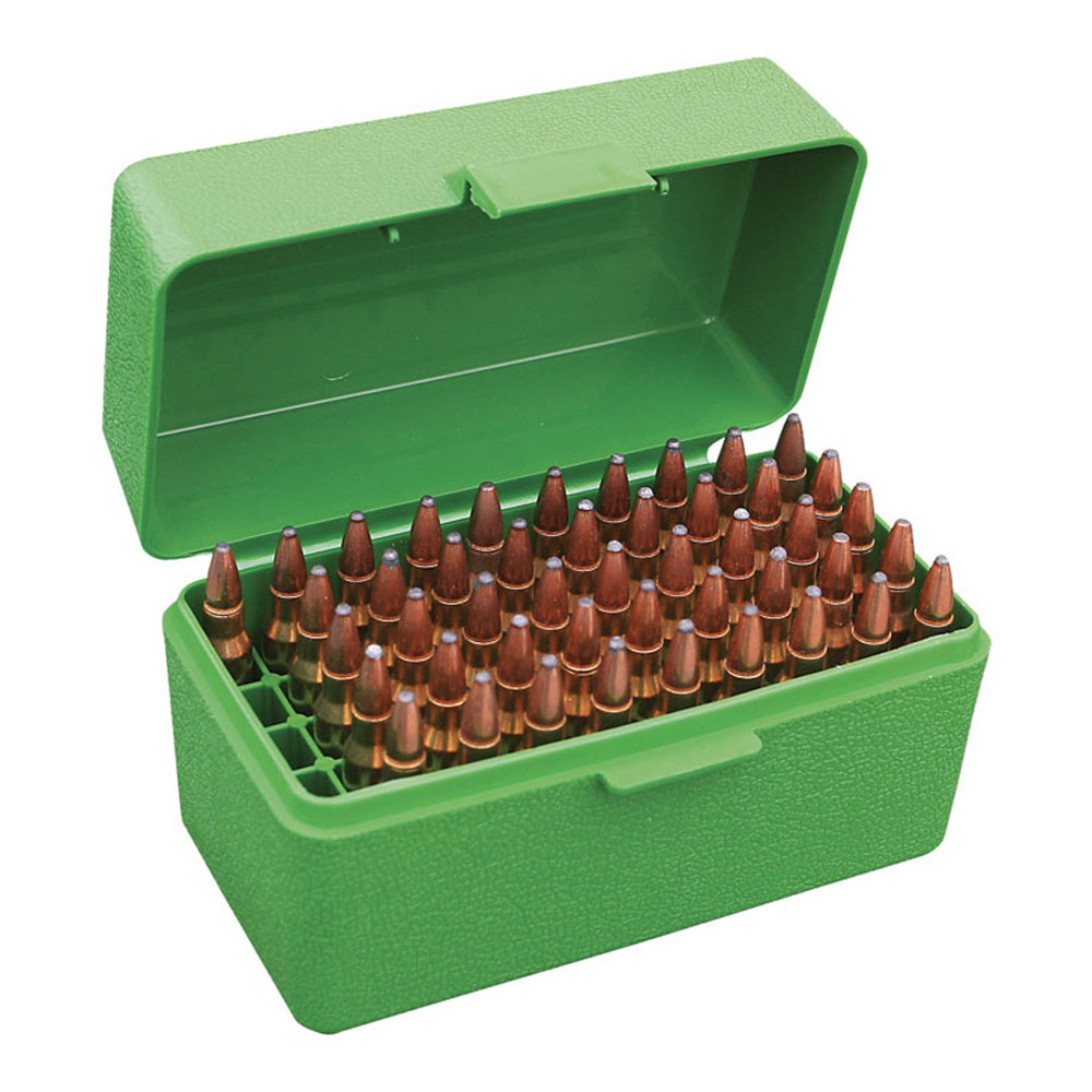 Mtm Rl-50 Flip-top Ammo Box 50rnd Rl
