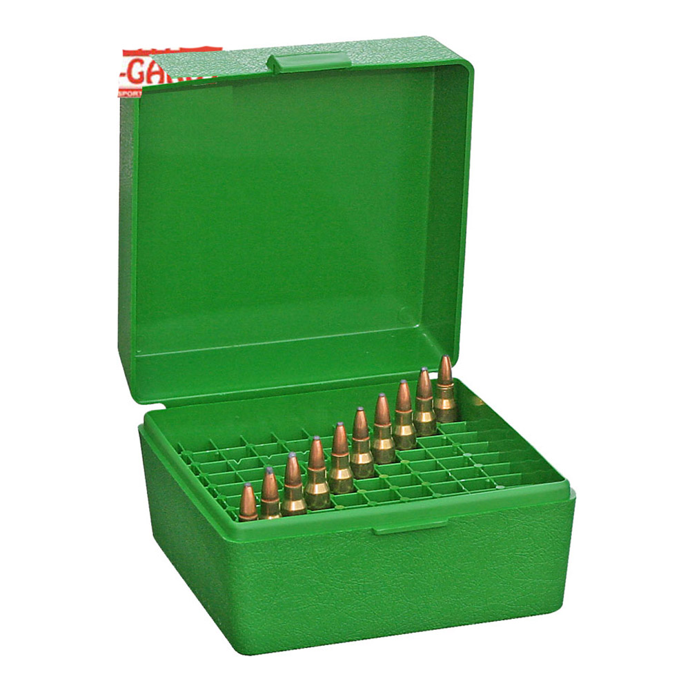 Mtm Rm-100 Flip-top Ammo Box 100rnd Rm