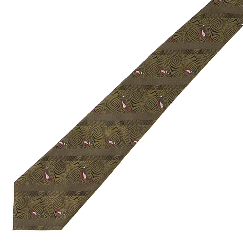 Bisley No.1 Tie Pheasants Polyester
