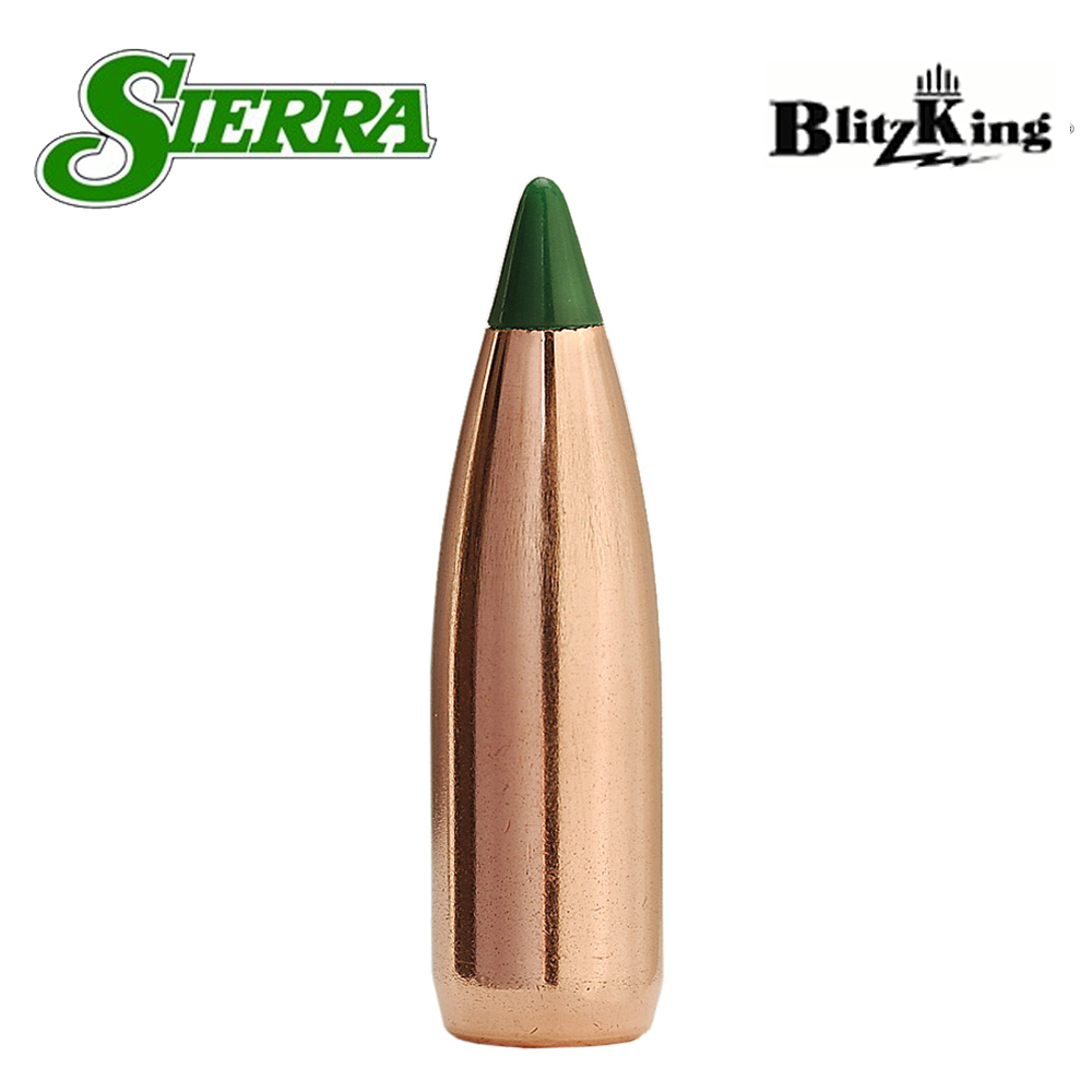 Sierra .22 Caliber (.224) 55 Gr. Blitzking 100 Bullet Heads