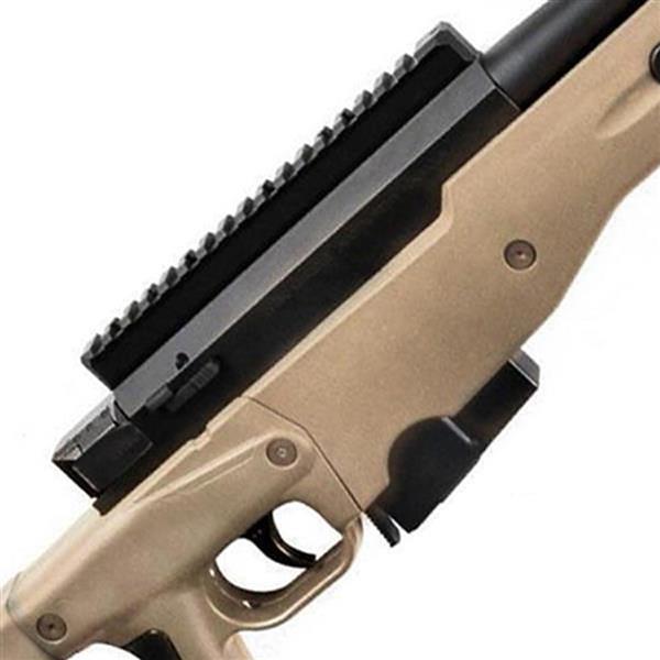 Accuracy International AT Folding Stock Pale Brown Left-Hand
