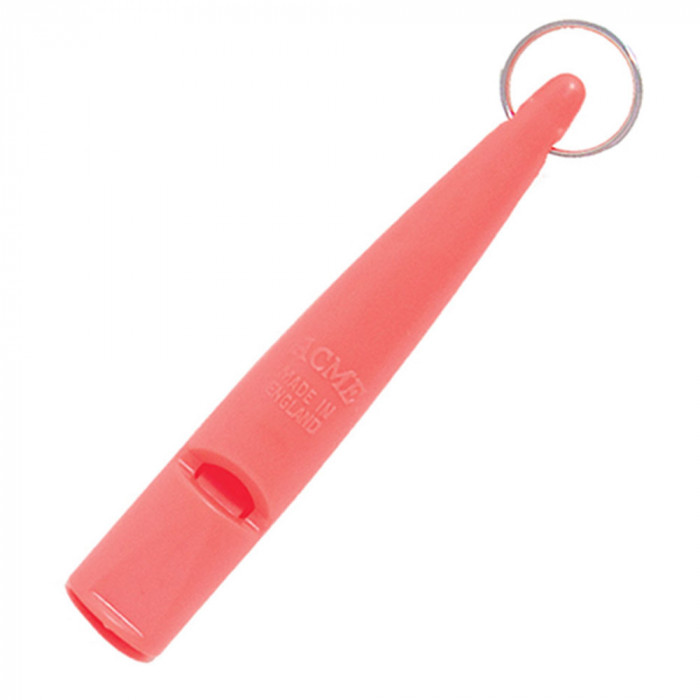Acme 211.5 Coral Pink Ultra High Plastic Dog Whistle Pink