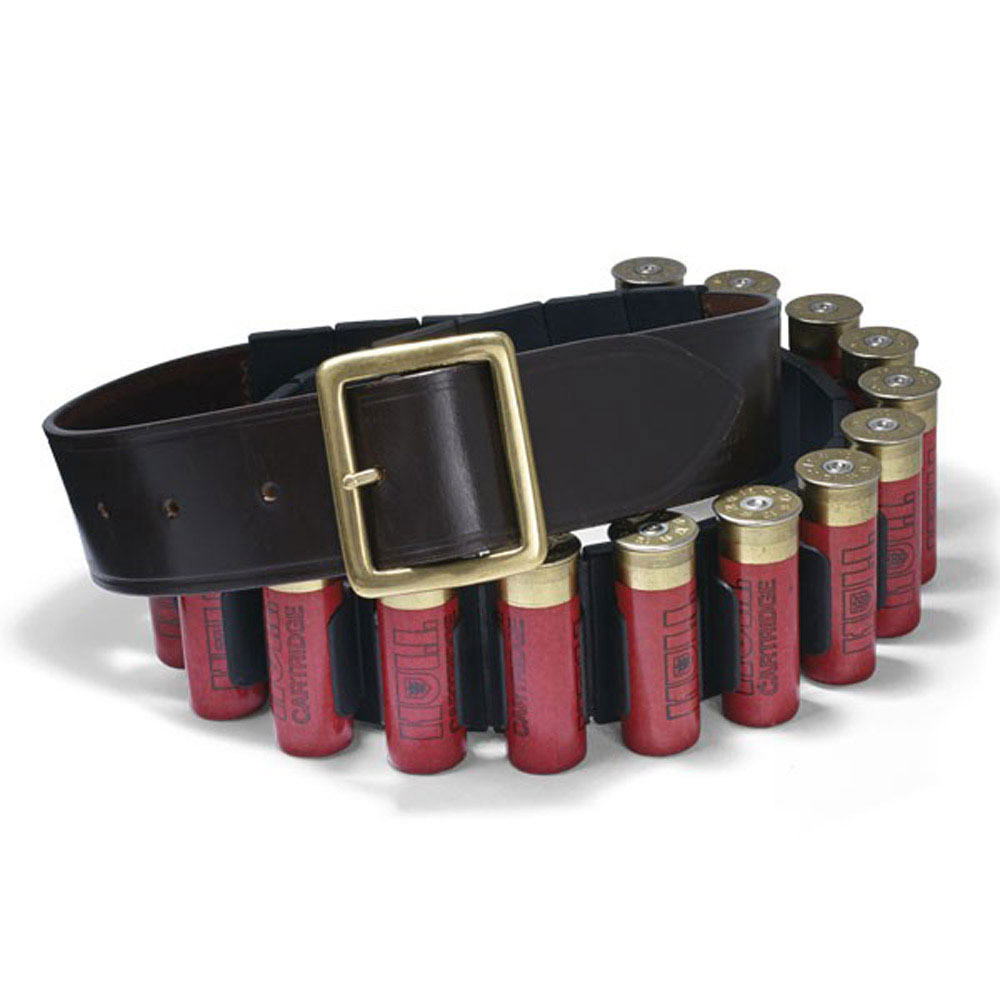 Croots Malton Bridle Leather Cartridge Belt-Quick Release Clips