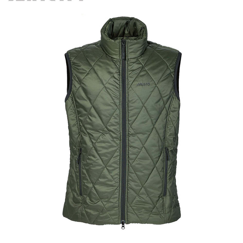 Musto Primaloft Quilted Waistcoat Dark Moss