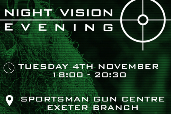 SGC EXETER NIGHT VISION EVENING - SAVE THE DATE